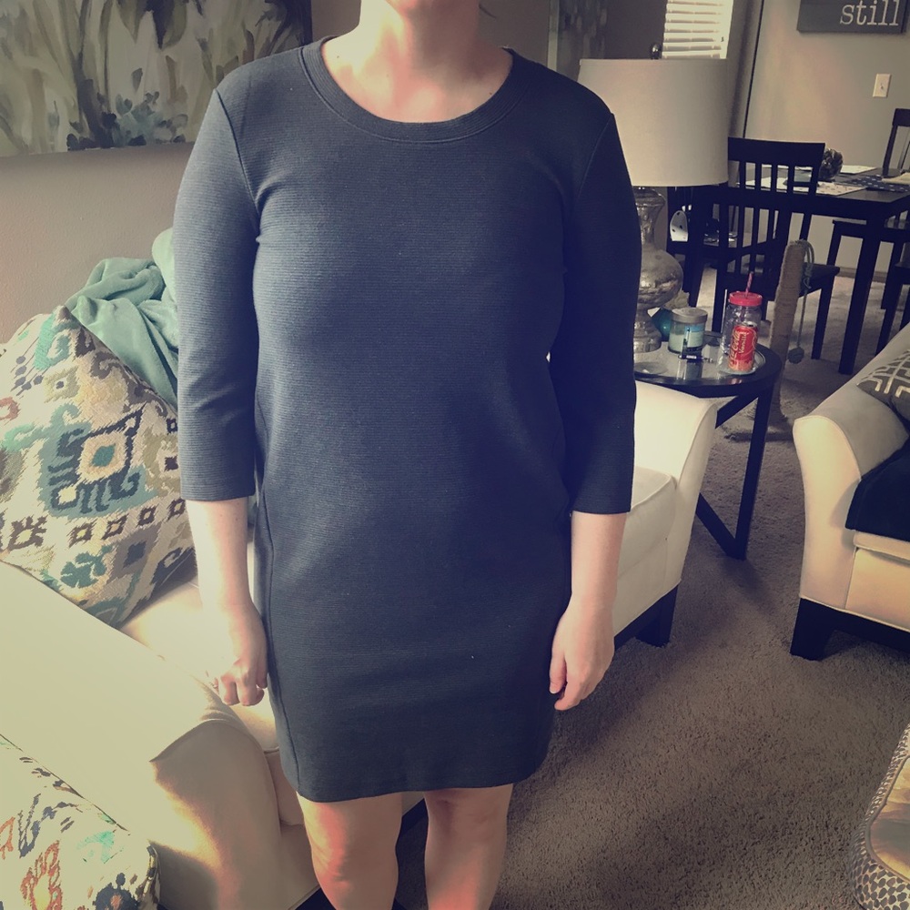 Grey Shift Dress